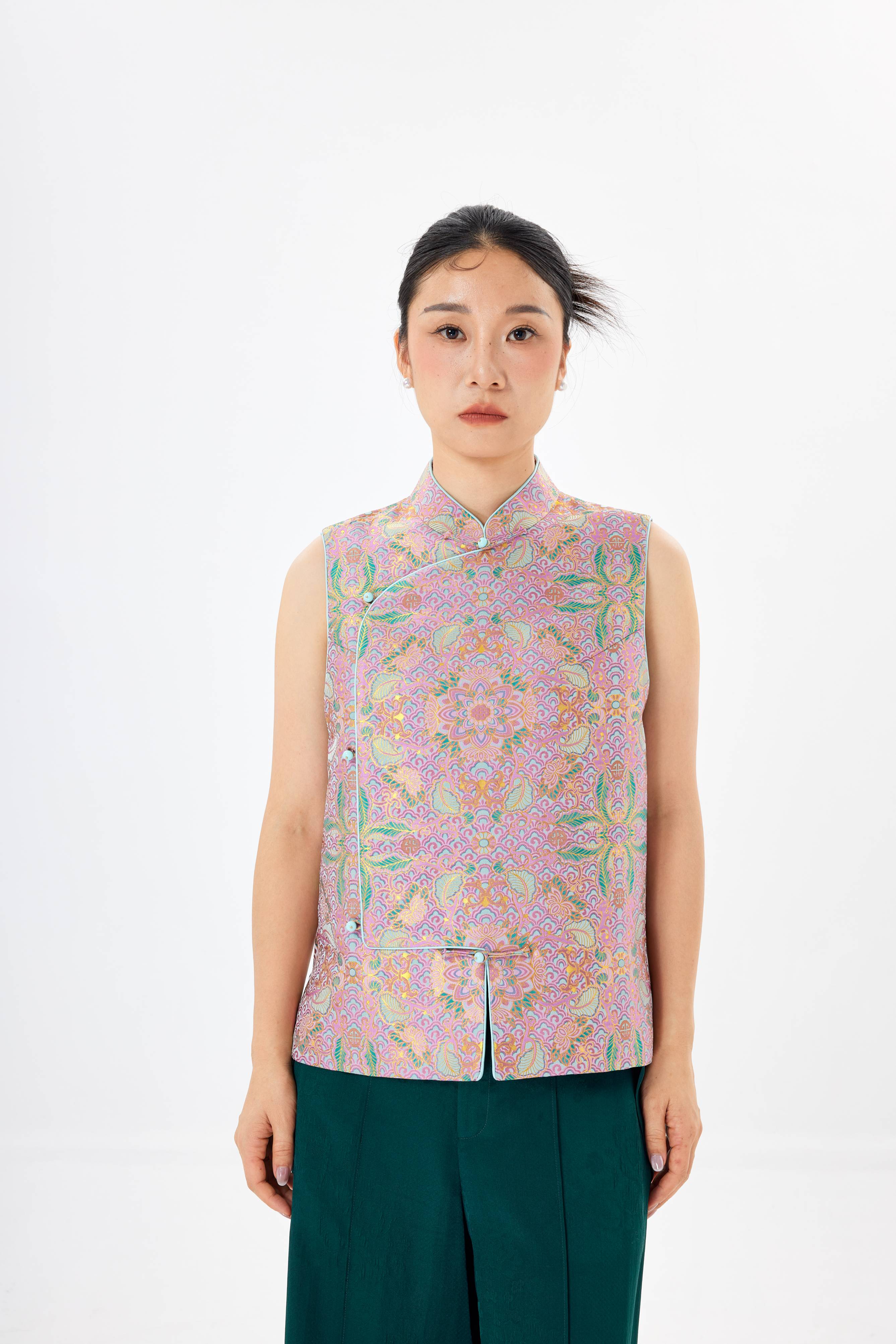 Bao Xiang flower│Tanks & Camis │Song brocade