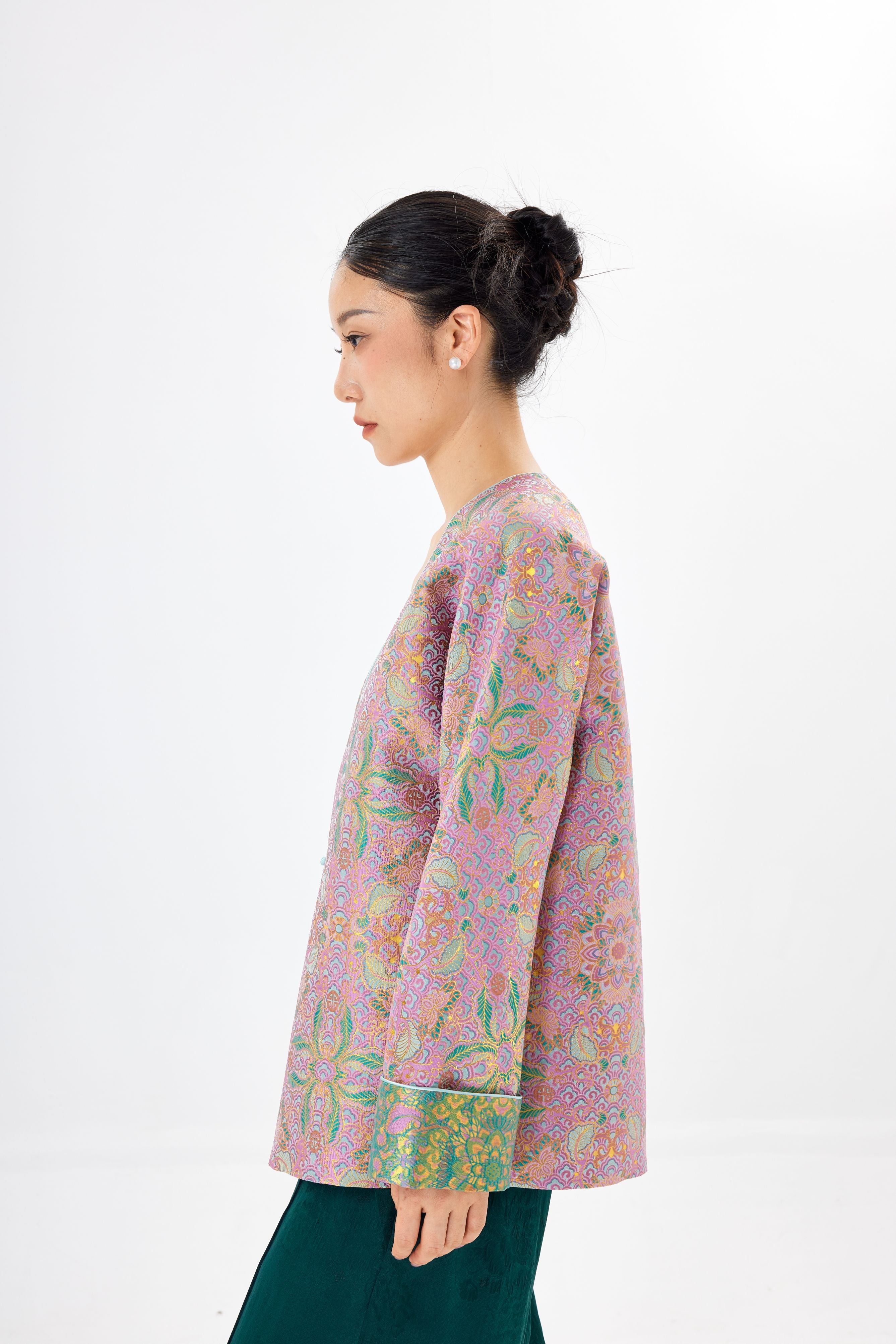 Bao Xiang flower│Coats & Jackets│Song brocade with gold thread