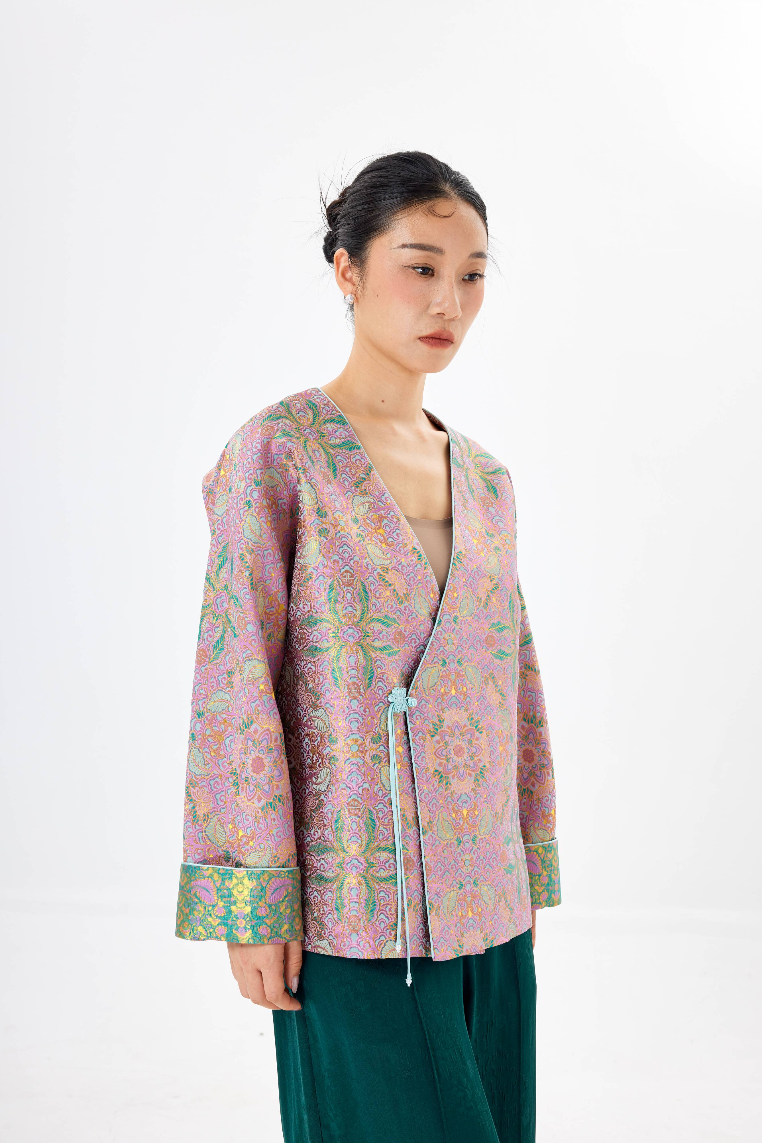 Bao Xiang flower│Coats & Jackets│Song brocade with gold thread