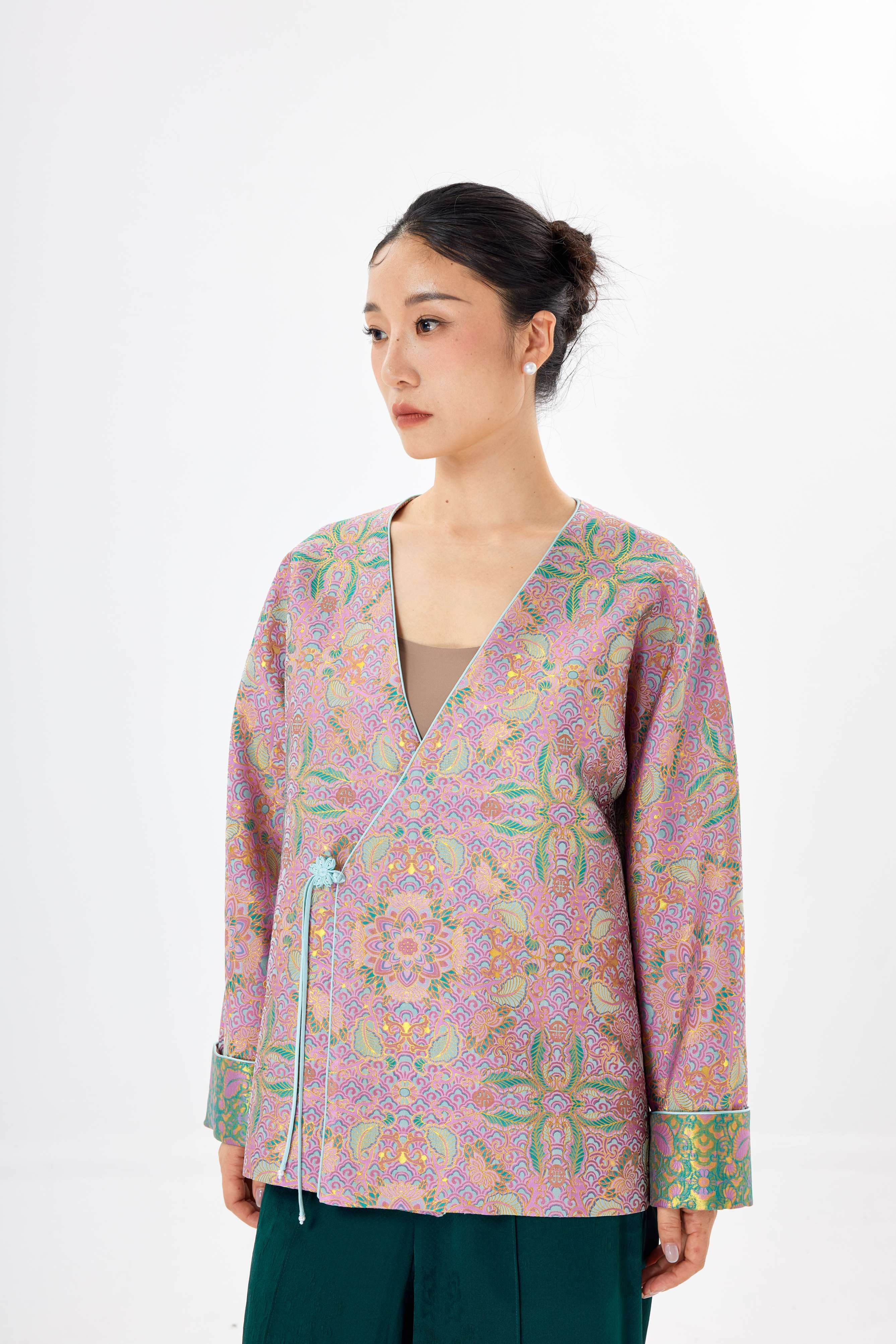 Bao Xiang flower│Coats & Jackets│Song brocade with gold thread