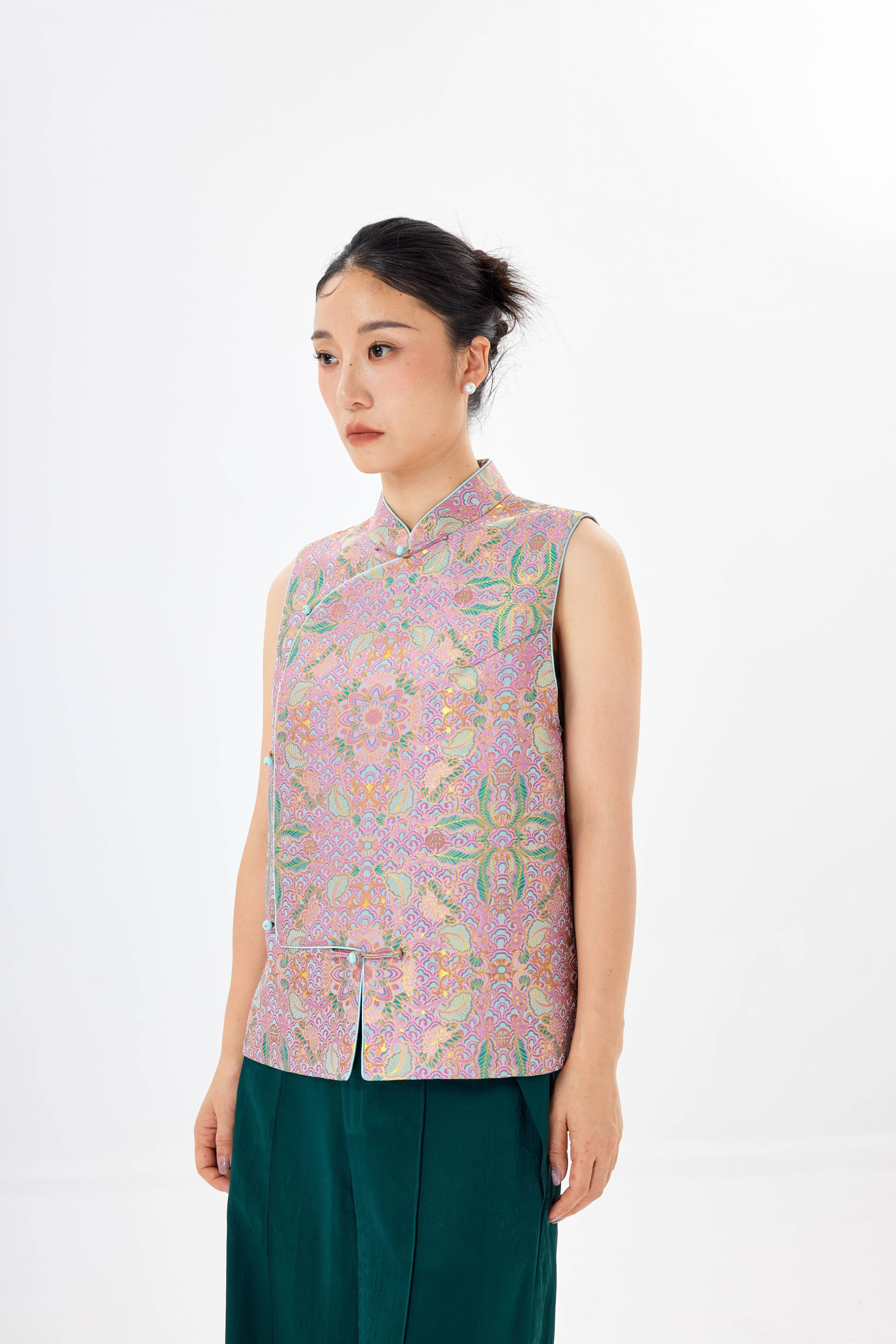 Bao Xiang flower│Tanks & Camis │Song brocade