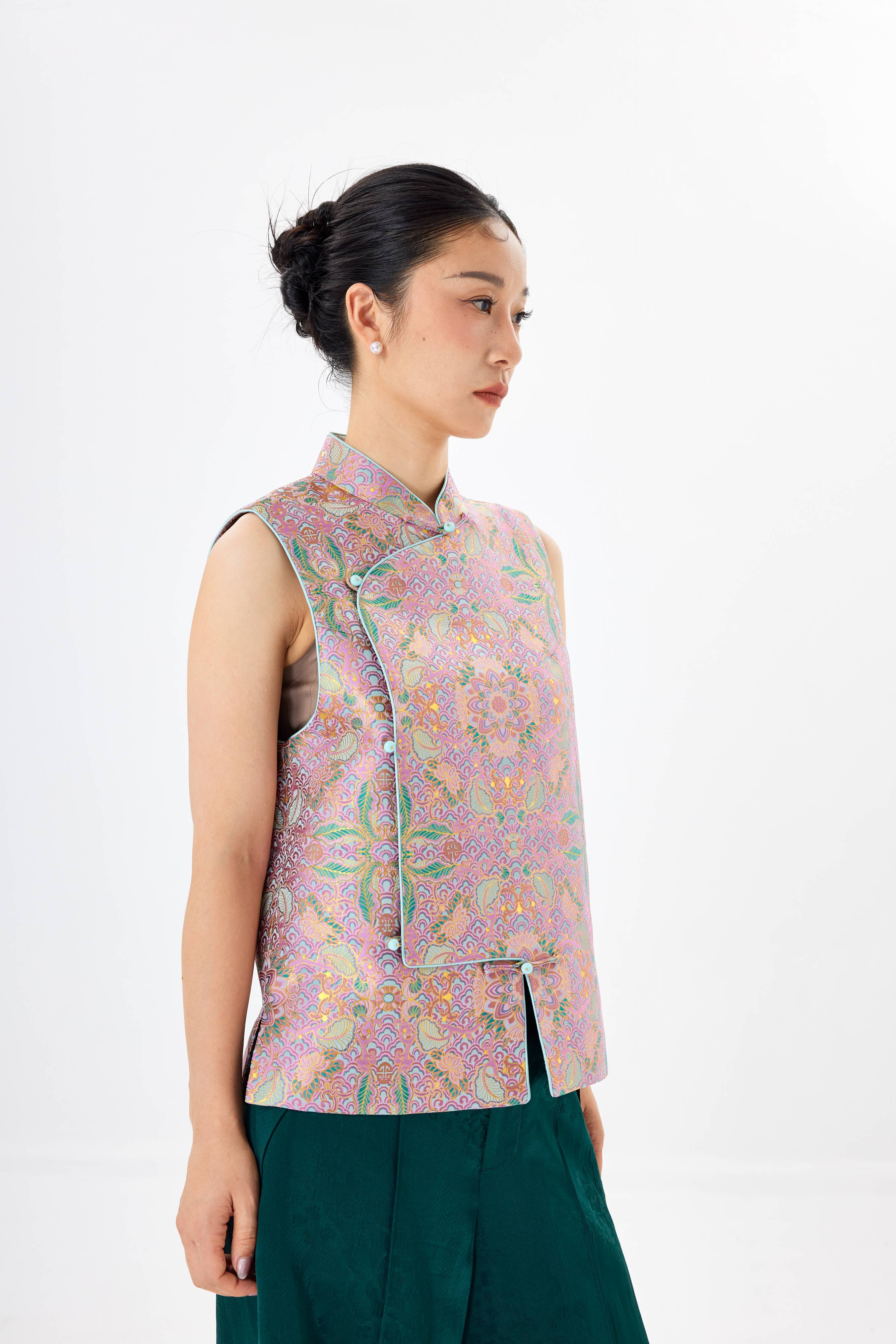 Bao Xiang flower│Tanks & Camis │Song brocade