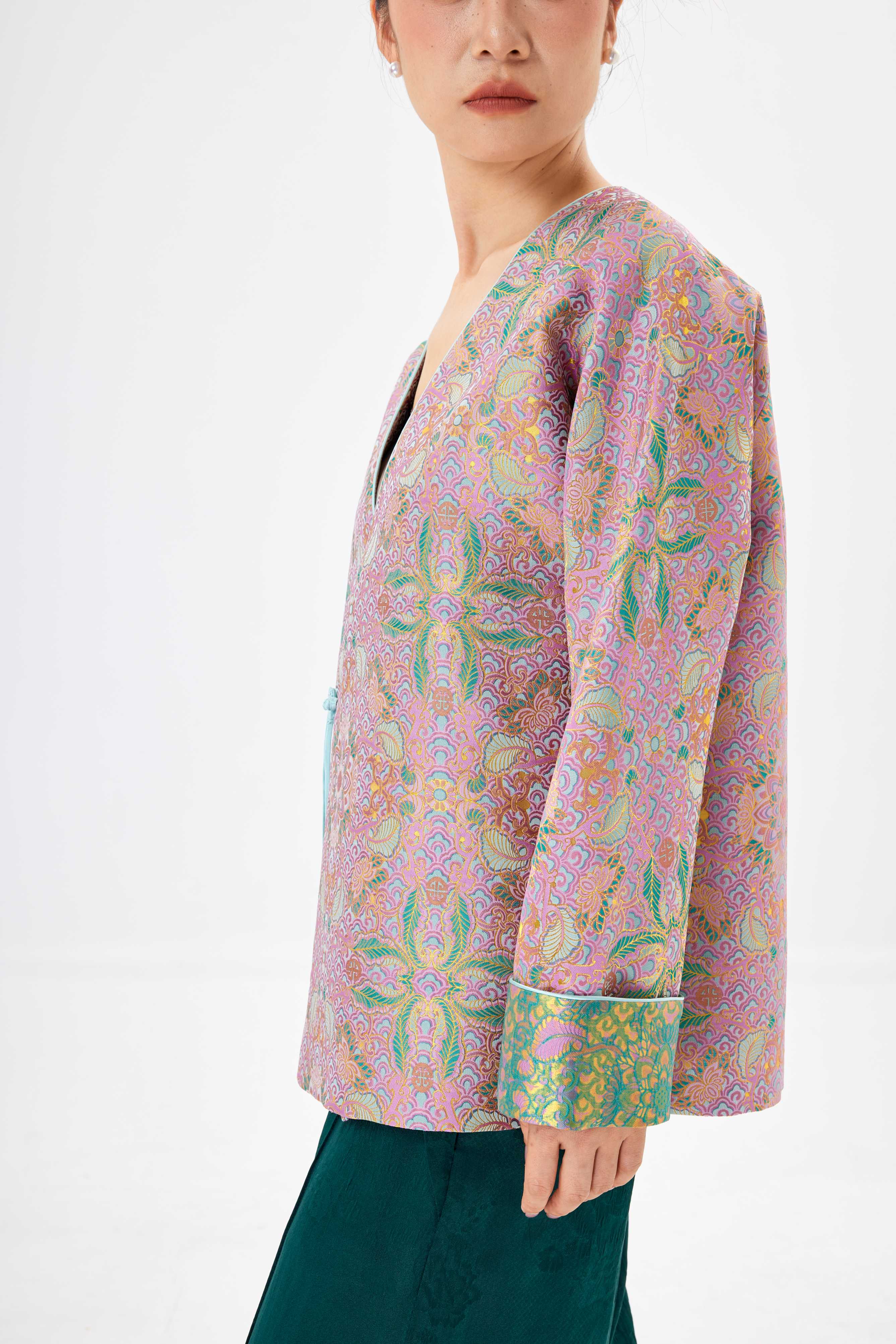 Bao Xiang flower│Coats & Jackets│Song brocade with gold thread