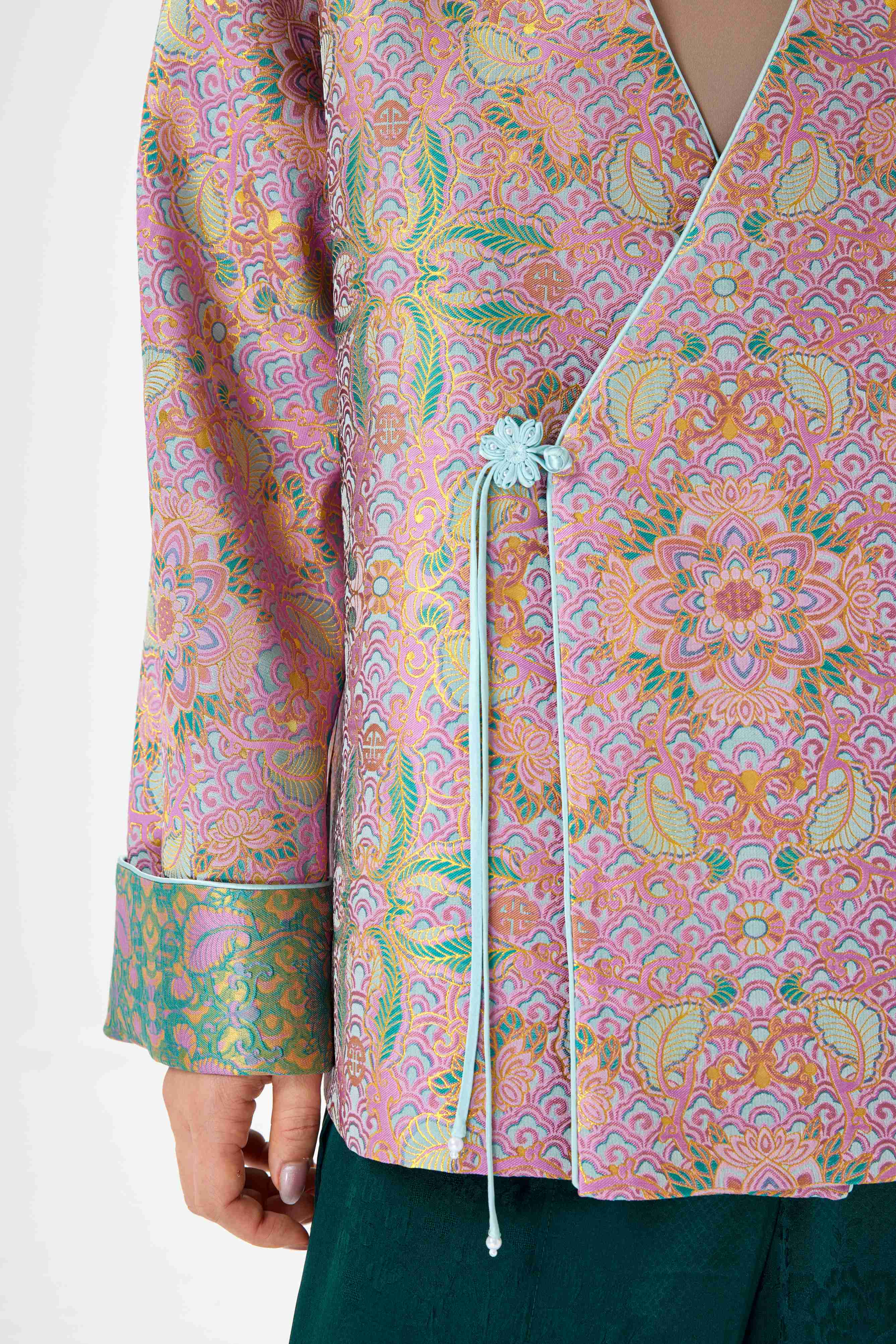 Bao Xiang flower│Coats & Jackets│Song brocade with gold thread