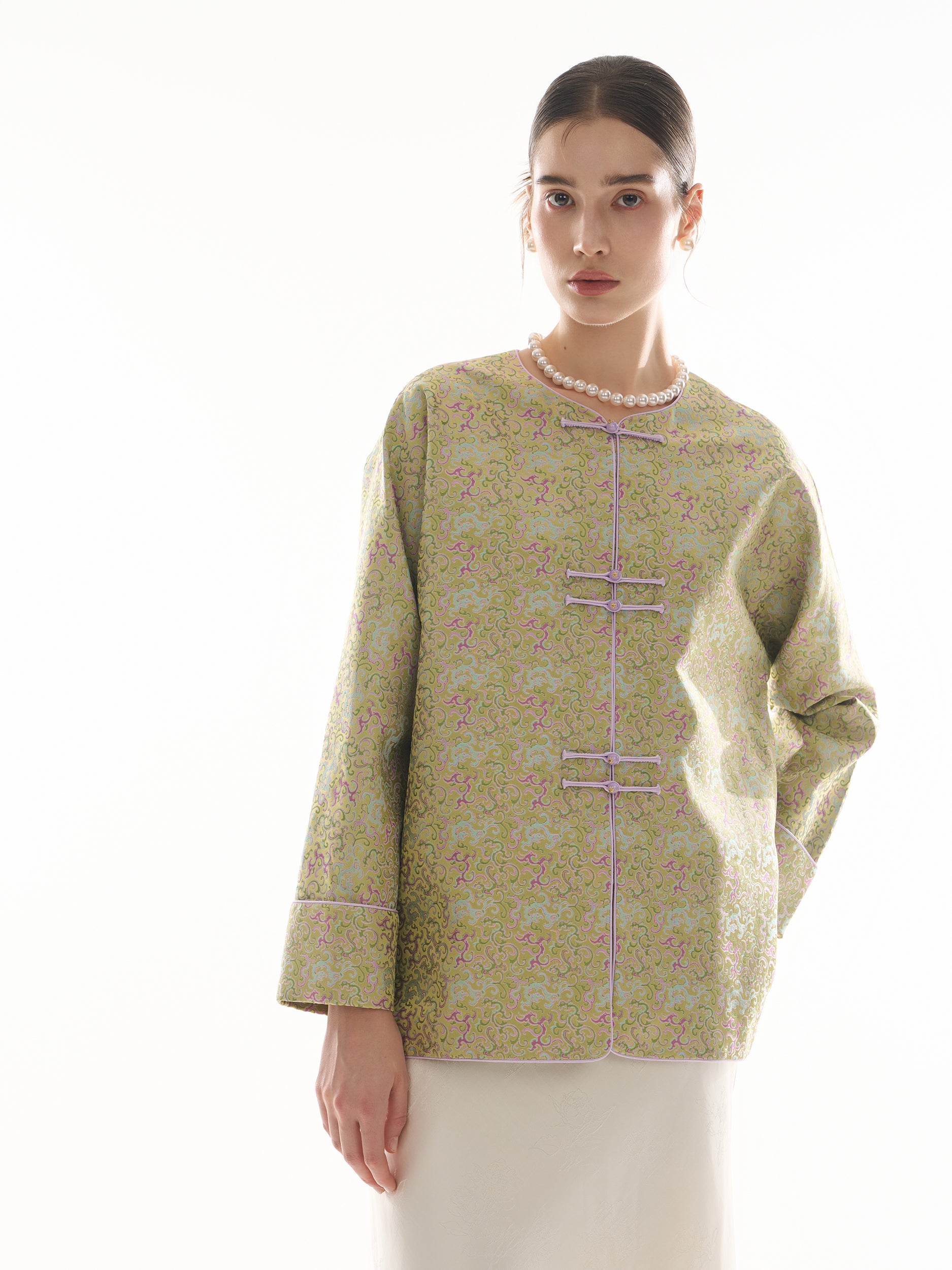 Vine Grass and Kui Dragon│Coats & Jackets│Song brocade